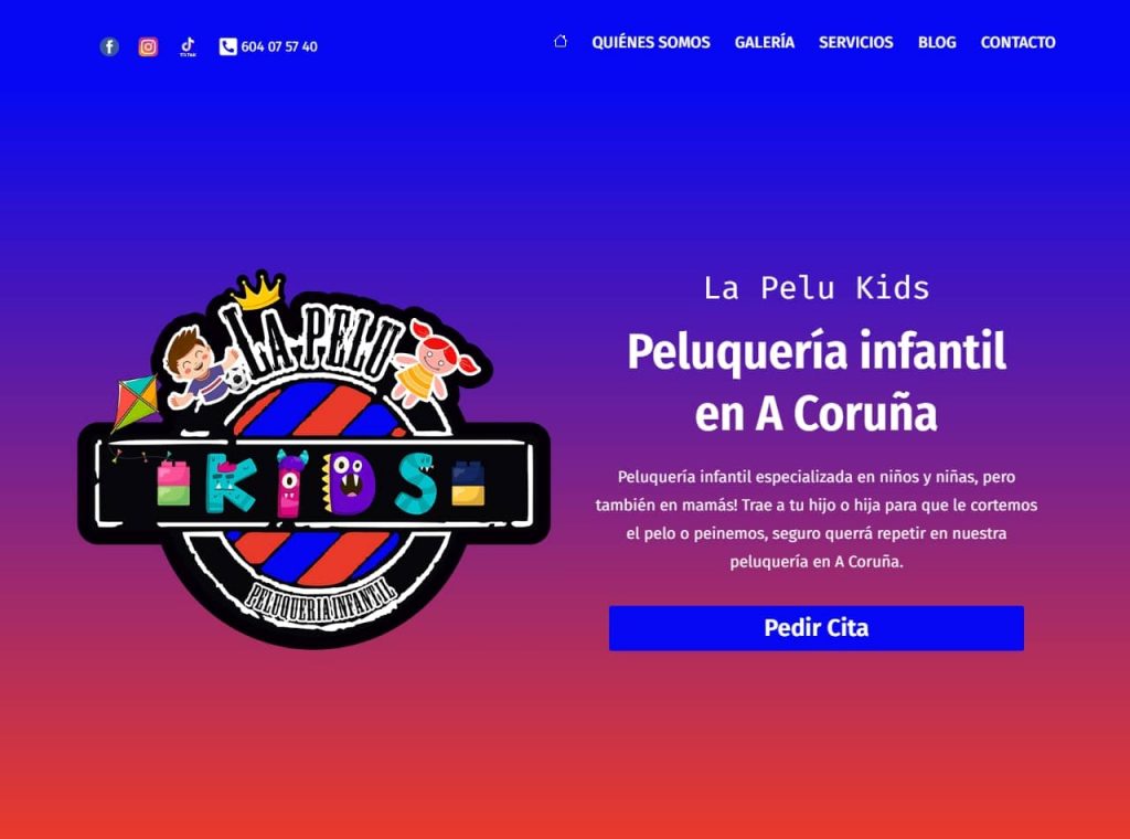 Página web de LaPeluKids.es